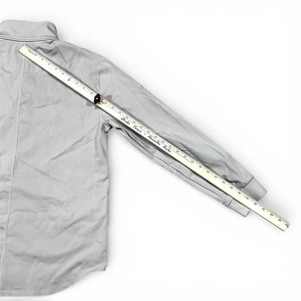 BYLT Elite Fairway Pullover Mens Large Gray Drop Cut Golf Premium Basic Jacket - Picture 9 of 9